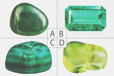 【心理テスト】4つの緑の石、お守りにしたいものは？　答えでわかるあなたのチャームポイント