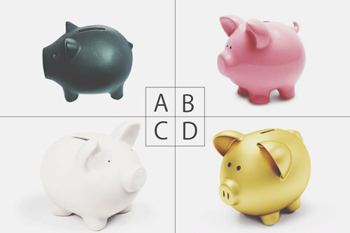 【心理テスト】貯金するなら何色のブタ貯金箱？　答えでわかる、あなたのお金の使い方