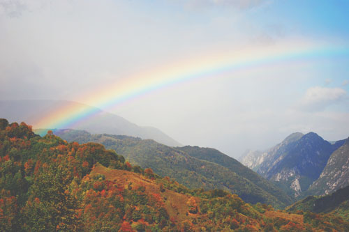 11月の開運壁紙 恋愛運は 虹 ダイエット運は 紅葉 の写真で運気アップ 占いtvニュース