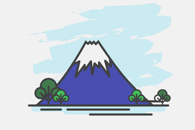 心理テスト 富士山のイラストに描き足すものでわかる あなたの恋の