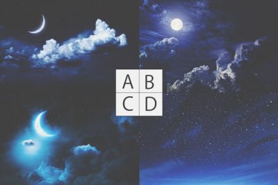 【心理テスト】空を見上げて浮かんでいた月は? 答えでわかるこの秋の運勢