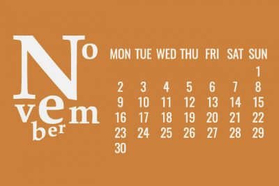 【11月の開運日カレンダー】11/17は「甲子」「天赦日」のW吉日！