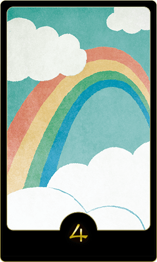 水晶玉子オリエンタルタロット『虹』のカード