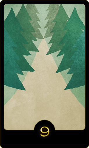 水晶玉子オリエンタルタロット『一本道』のカード