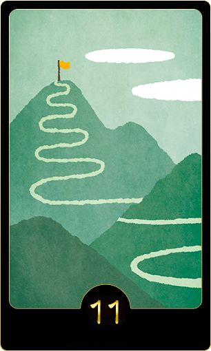 水晶玉子オリエンタルタロット『稲妻』』のカード