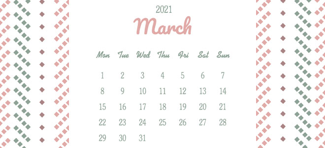 3月の開運日カレンダー