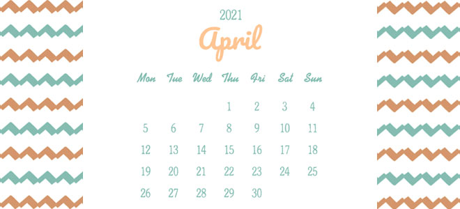 4月の開運日カレンダー