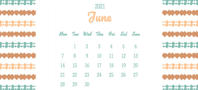 6月の開運日カレンダー