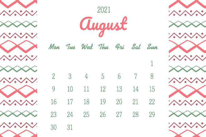 【8月の開運日カレンダー】22日の「寅の日」は金運デー！　大きな買い物をして運気アップ！