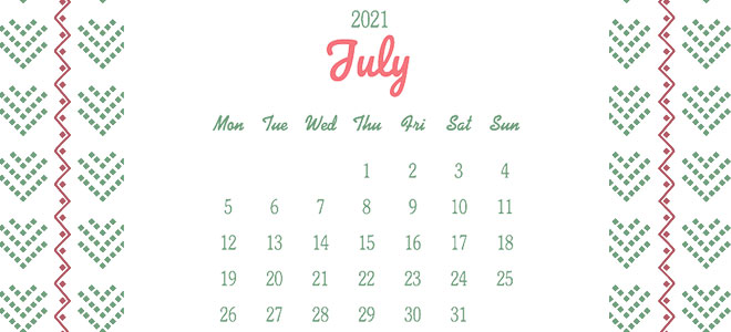 7月の開運日カレンダー