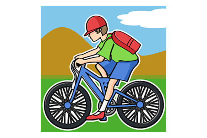 【心理テスト】自転車に乗る男の子の目的は？　答えでわかる、フロンティアスピリット度