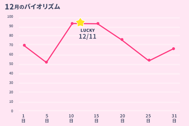 運命数「9」12月のバイオリズム占い