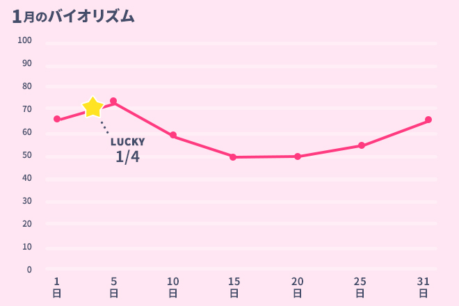 運命数「9」1月のバイオリズム占い
