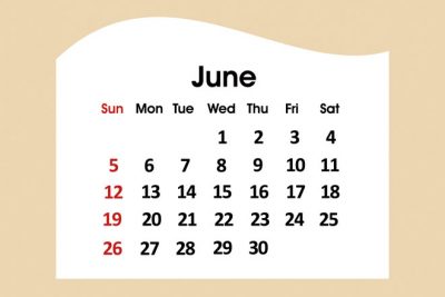 【6月の開運日カレンダー】10日は「一粒万倍日」「天赦日」、十二直の「建（たつ）」、二十八宿「牛宿」の大吉日！