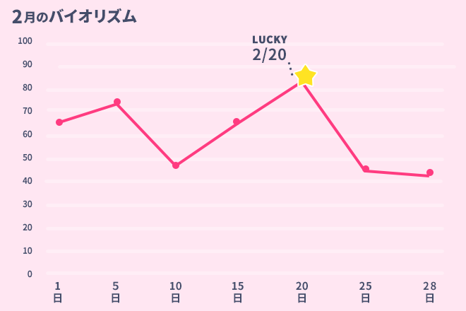 運命数「9」2月のバイオリズム占い