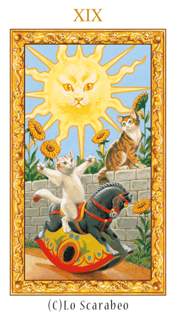白猫タロット19.太陽